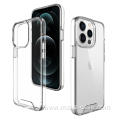 3D Metal button Space Transparent TPU phone Case